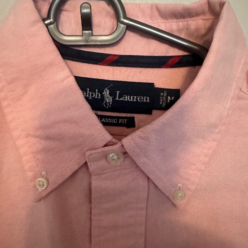 Ralph Lauren Men's Pink Classic Fit Shirt
